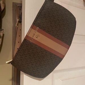 Michael Kors Brown and Tan Women's Belt Bag